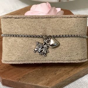 Mother girl & boy stainless steel bracelet